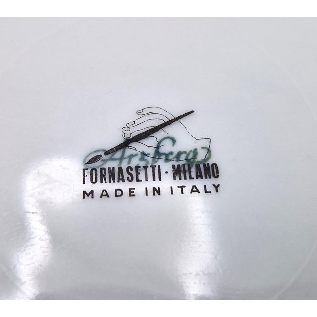 Black Wall Plate by Piero Fornasetti, Italy 1950s For Sale - Image 8 of 10