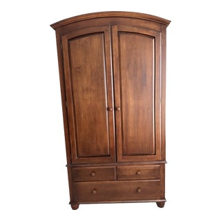 Ethan Allen Walnut Wardrobe For Sale