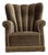 Danish Relax Armchair in Dark Green Velour and Ash, 1960s For Sale