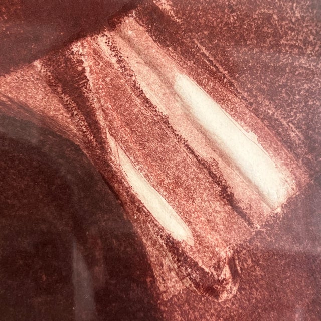 Vintage Lithograph "Face 1" Signed and Numbered 5/100 by Long Looi Lee (Malaysian), Framed For Sale - Image 10 of 11