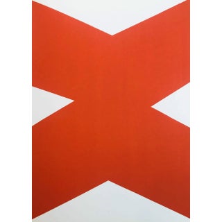 1958 Ellsworth Kelly Original Lithograph Dm03110 Derriere Le Miroir For Sale