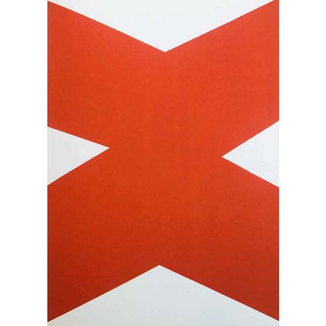1958 Ellsworth Kelly Original Lithograph Dm03110 Derriere Le Miroir For Sale