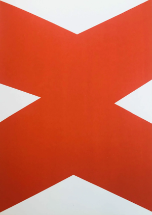1958 Ellsworth Kelly Original Lithograph Dm03110 Derriere Le Miroir