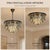2020s Aloadecor 8-Lights Modern Black 4-Tier Round Crystal Fringe Chandelier For Sale - Image 5 of 7