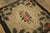 American 1920s Gray Floral Antique American Hooked Rug 3' 1" X 3' 3" Handknotted Wool Carpet For Sale - Image 3 of 6