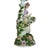 This exquisite pair of antique Meissen School candelabras, dating to approximately 1880, features intricate figural and...