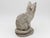 Sculpture Materials Vintage Composite Stone Cat Garden Statue, French 1970s For Sale - Image 7 of 8