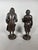 Pair of full-length sculptures of Voltaire and Rousseau, 19th century, Restoration period, Charles X For Sale - Image 4 of 6