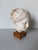 Vintage Handcrafted Hygieia Greek Goddess Plaster Bust Sculpture on Wood Base For Sale - Image 10 of 12