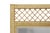 Shabby Chic Henry Link for Lexington Rattan Wall Mirror For Sale - Image 3 of 7