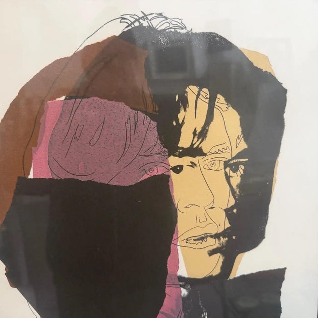 2000 - 2009 A 21st Century Framed Pop Art Mick Jagger 42/100 Lithograph by Andy Warhol For Sale - Image 5 of 11