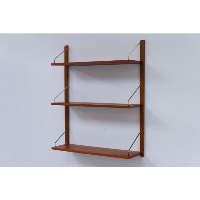 Danish Teak Shelving System Royal by Poul Cadovius for Cado, 1960s. This is a version of the Royal wall unit by Poul...