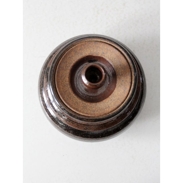 Vintage Studio Pottery Jar For Sale - Image 9 of 11