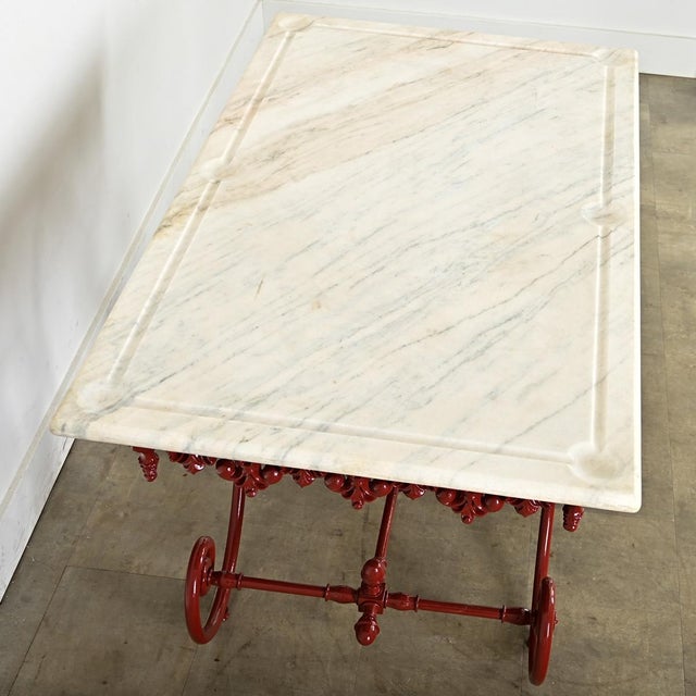 White French 19th Century Butchers Presentation Table For Sale - Image 8 of 15