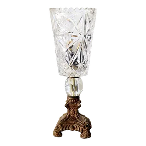 Midcentury Italian Crystal Desk Lamp