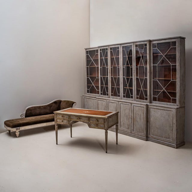 Large Chippendale Library Bookcase, England, Late 18th Century For Sale - Image 5 of 9