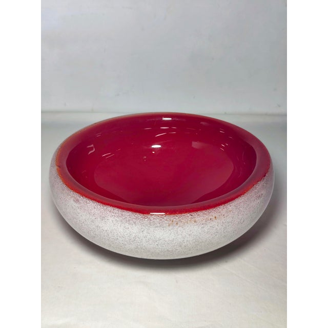 Glass Bowl. Italy, 1970s For Sale - Image 6 of 7