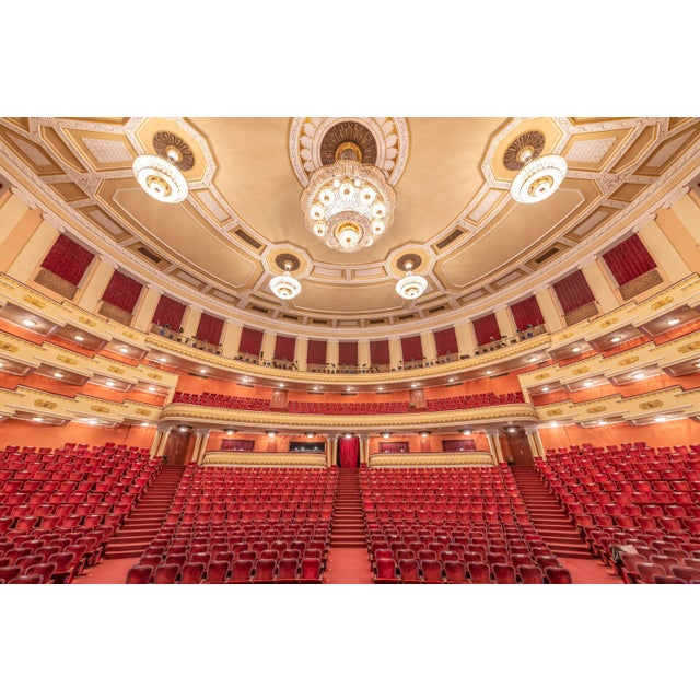 Paper "Armenian Opera Theatre" Interior Scene Color Photograph For Sale - Image 7 of 7