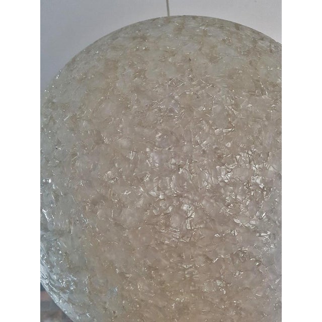 Mid-Century Spherical Shape Resin Pendant Lamp, Italy, 1960s For Sale - Image 16 of 18