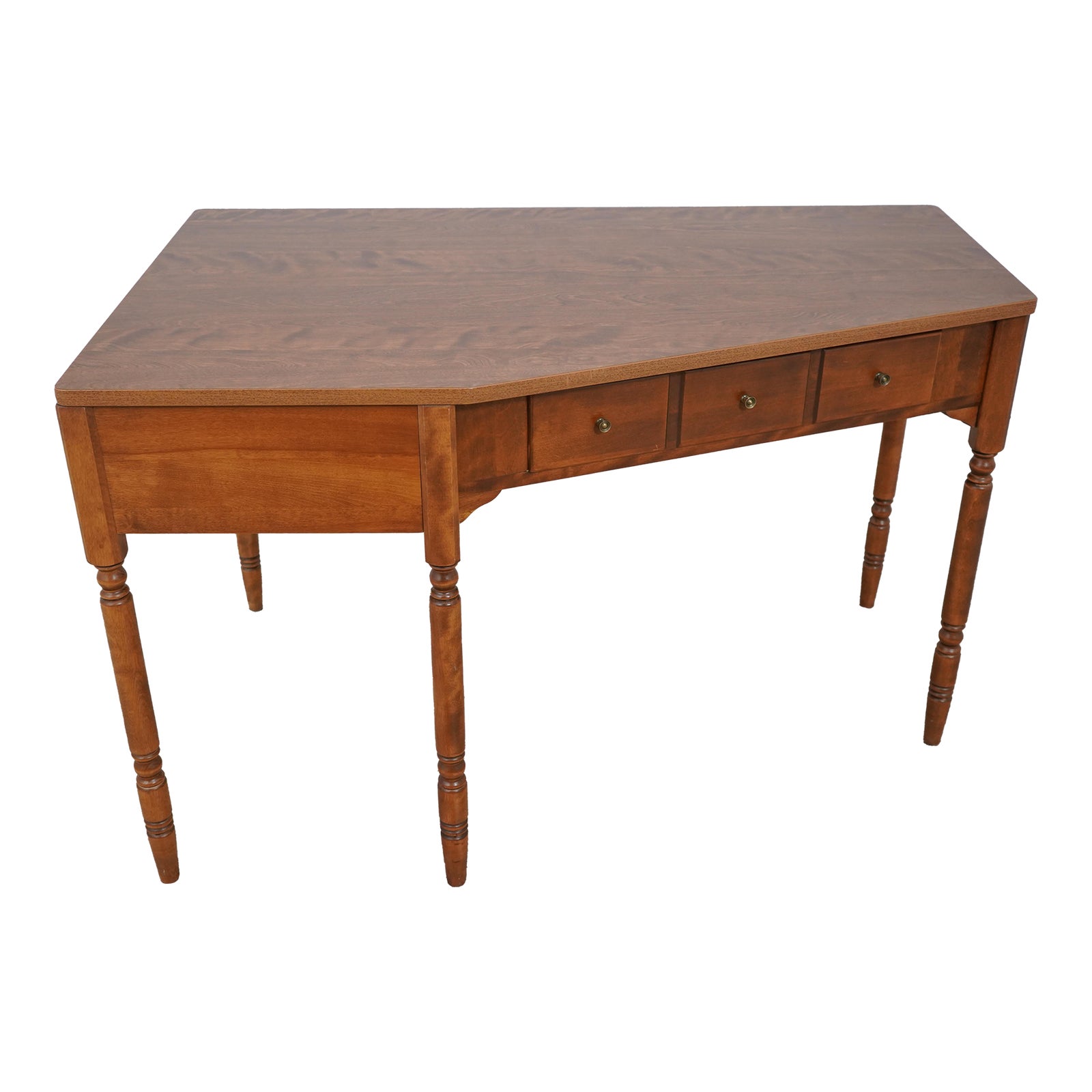 Ethan Allen Custom Room Plan Maple Desk Chairish