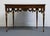 Wood Maitland Smith Inlaid Mahogany Traditional French Directoire Consulate Style 48" Demilune Console Table For Sale - Image 7 of 9
