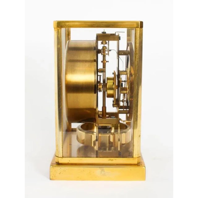 1950s Vintage 20th Century Atmos Mantle Clock by Jaeger Le Coultre for Aeg, 1950s For Sale - Image 5 of 18