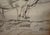 Heinrich Pforr, Draft Horses: Two Horses with a Plow, 1909, Pencil For Sale - Image 7 of 11