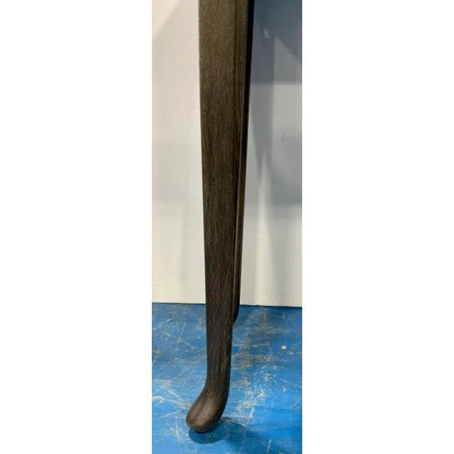 Modern Baker Dark Walnut Finished Console Table Base For Sale - Image 3 of 7