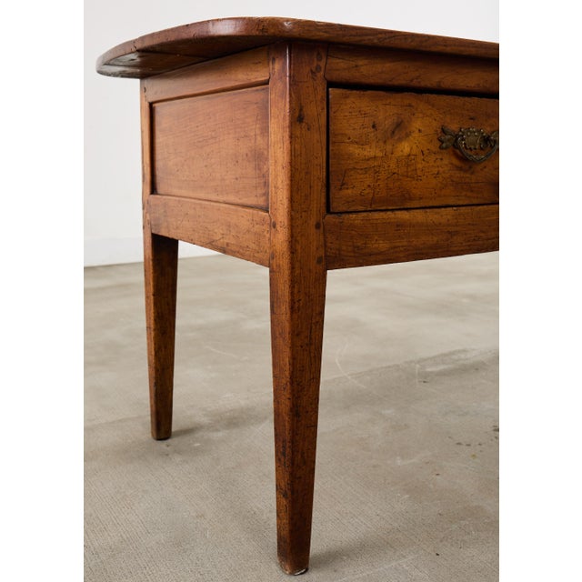 19th Century Country French Fruitwood Console Table Server 6 Ft. For Sale - Image 14 of 18