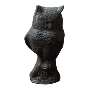 1950s Bronze Owl Figurine