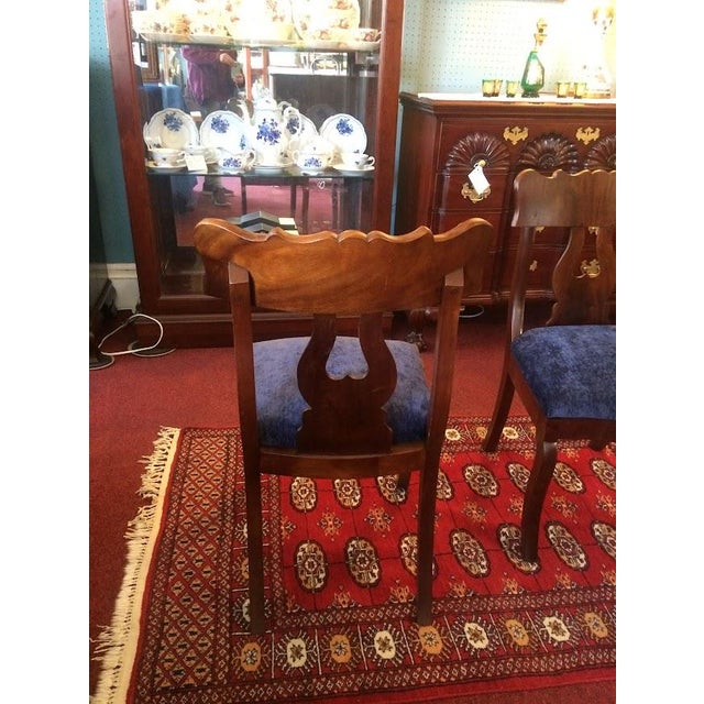 Brown Antique Chairs, Empire Period, the Pair For Sale - Image 8 of 11