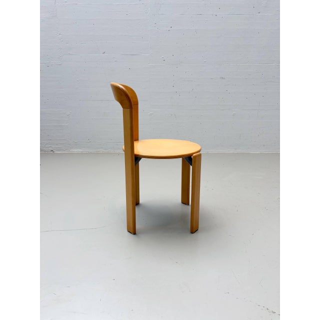 Vintage Wooden Chair by Dietiker, Switzerland, 1997 For Sale - Image 6 of 9