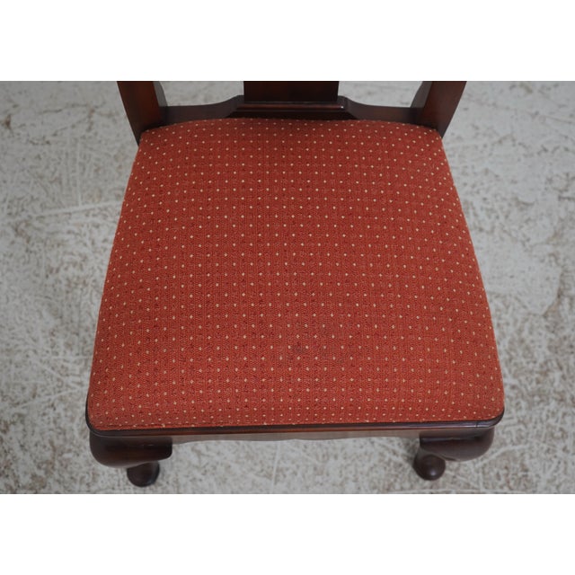 Set of Four Statton Cherry Queen and Dining Room Chairs For Sale - Image 12 of 18
