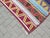 Handmade Area Vintage Turkish Kilim Rug Boho 67"x85" For Sale - Image 9 of 12