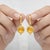 Not Yet Made - Made To Order Vintage Inspired Citrine and Colorless Topaz Drop Earrings Silver, Gold, A Pair For Sale - Image 5 of 7