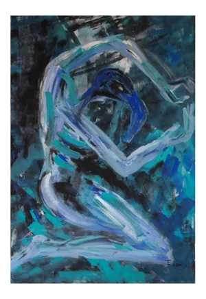 Ingrid Stolzenberg, Male Chimera, German Post Expressionism Painting
