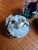 Glass Vintage Trio of Dark Blue and Green Glass Paperweights For Sale - Image 7 of 12