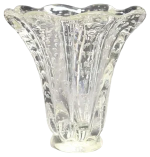 Murano Glass Vase attributed to Ercole Barovier for Seguso, 1950s