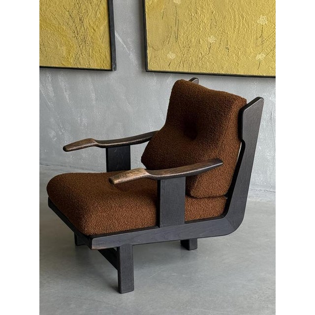 French Oak Armchairs, Set of 2 For Sale - Image 6 of 8