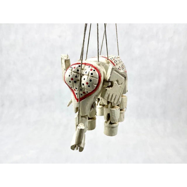 1930s Handcrafted Vintage Marionette Puppet on a String, Burma, 1930s For Sale - Image 5 of 13