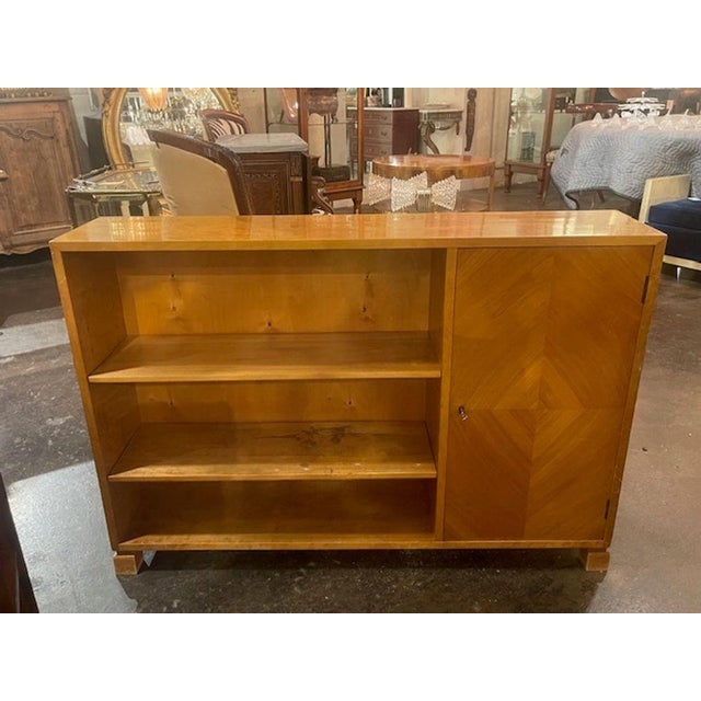 The Danish MCM Narrow Bookshelf Cabinet is a stylish and functional furniture. With a sleek design inspired by mid-century...
