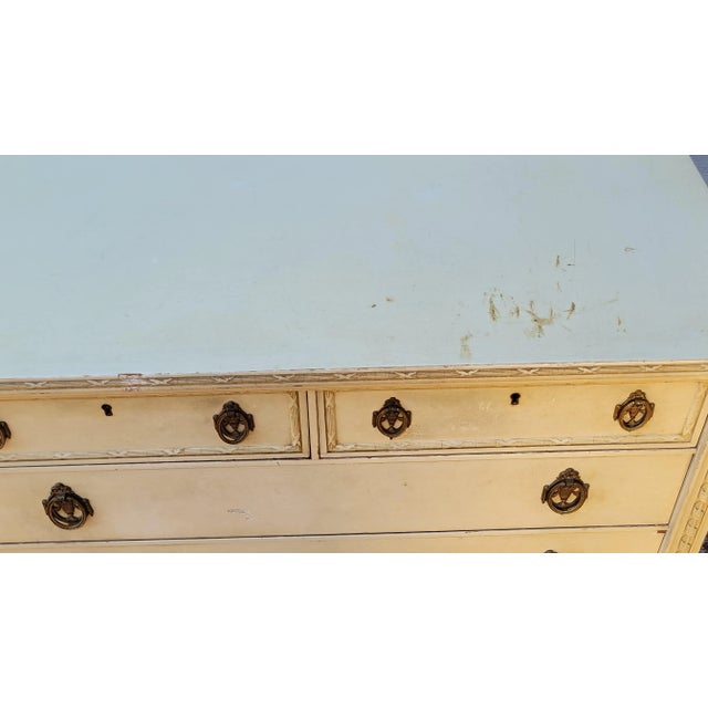 Find Antique Dresser With Ornate Lilly of the Valley Door Knobs For Sale - Image 9 of 12