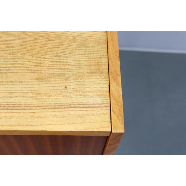 Mid-Century Teak and Maple Sideboard, Czechoslovakia, 1960s For Sale - Image 12 of 16