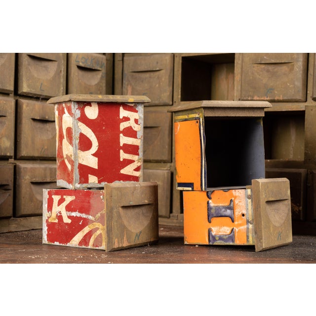 Handpicked by IndustrialArtifact Vintage from the 1940s About this item This vintage chest of drawers is constructed of...