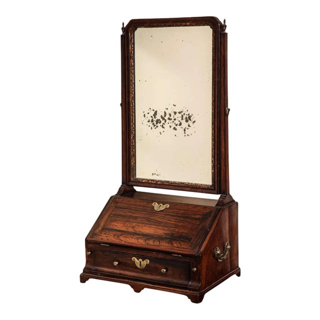 George I Padouk Dressing Mirror For Sale