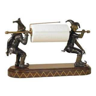 Maitland-Smith Jesters Paper Towel Holder For Sale