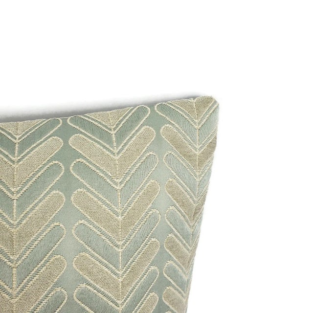 Contemporary Manuel Canovas Bonson in Celadon Pillow Cover For Sale - Image 3 of 7
