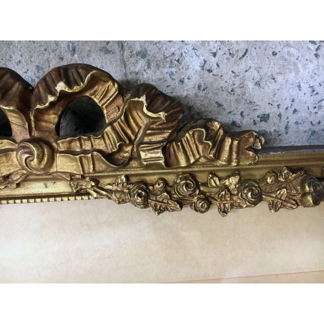 Metal C. 1900 Vicente García De Paredes "The Recital" Lithograph in Gilt Ornate Frame For Sale - Image 7 of 8