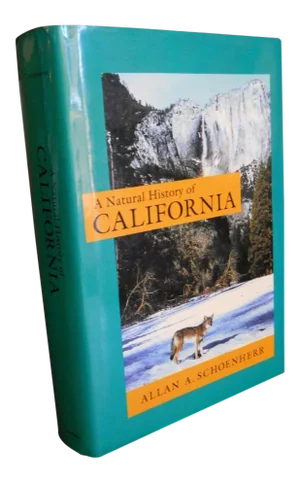 Late 20th Century Book, a Natural History of California by Allan Schoenherr, 1st Edition - 1 Piece