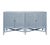 Matthew Izzo Home - Eleanor Light Blue Rattan and Rope Four Door Buffet Cabinet For Sale - Image 11 of 11